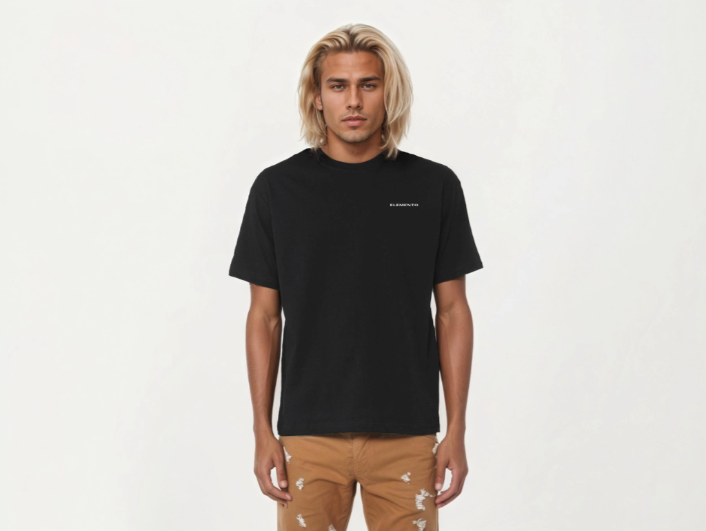 “ELEMENTO” Tee (uppercase, small, left chest)