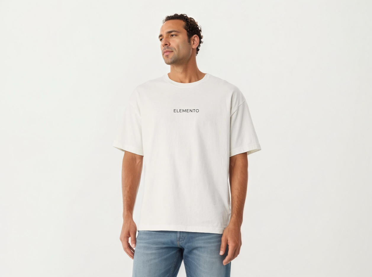 “ELEMENTO” Tee (uppercase, centered)