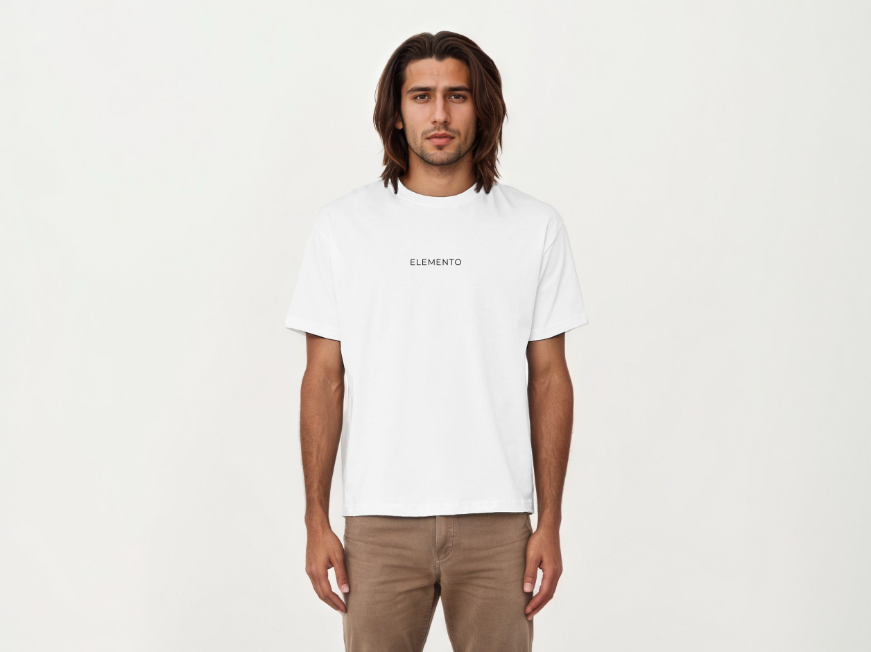 “ELEMENTO” Tee (uppercase, centered)